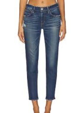 FRAME Le Skinny de Jeanne Crop Jeans Size 25 High Rise Ankle Denim Dark Wash
